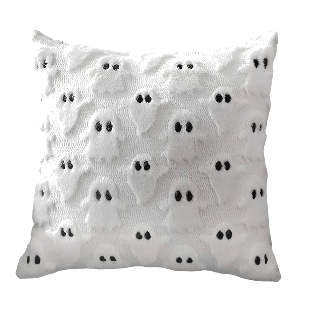 Halloween Knit Throw Pillow Covers
