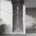 Frameless Glass Shower Door w/Chrome