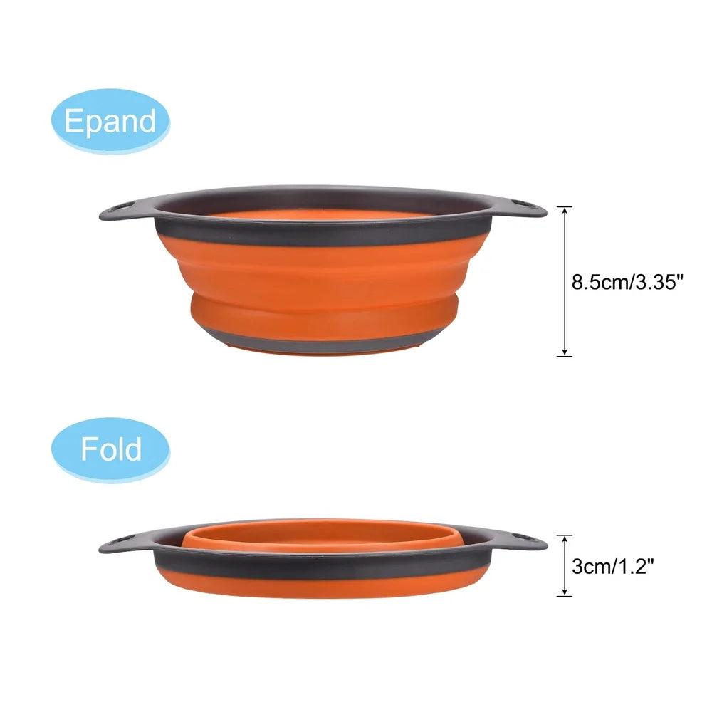 Collapsible Foldable Silicone Food Colander