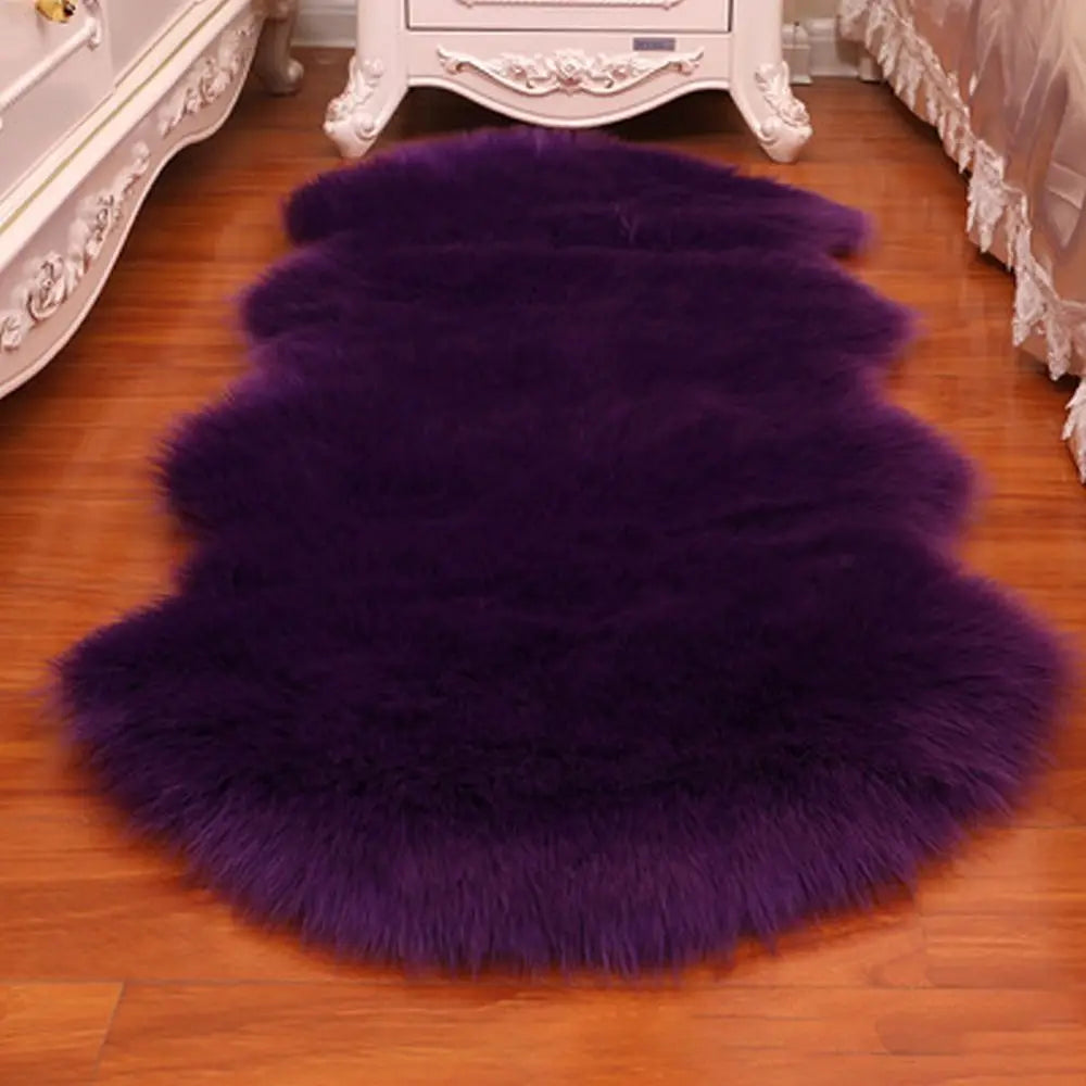 22x20 Washable Fluffy Sheepskin Rug