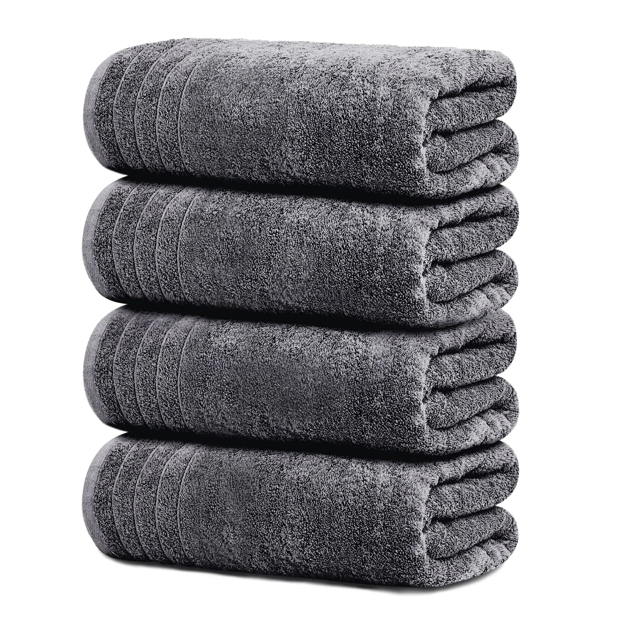 Towels Pack of 4 Extra Large Bath Towels 30 x 60