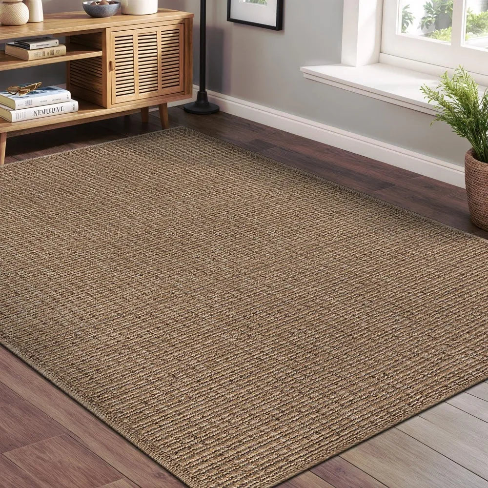 5x7 Natural Jute Durable Outdoor/Indoor