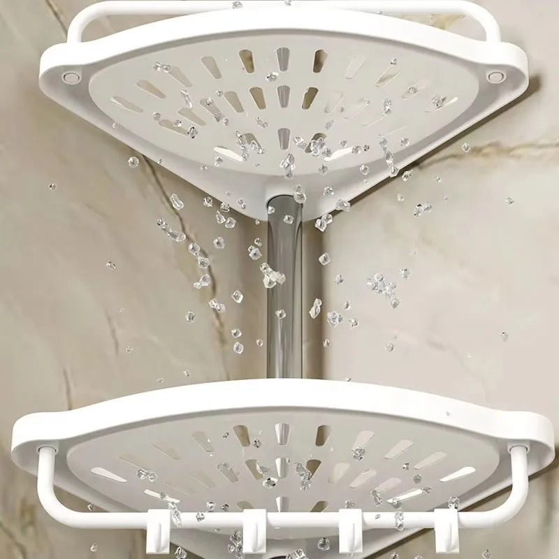 1 piece corner shower bar