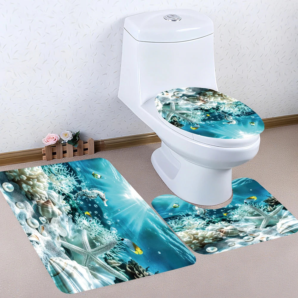 Ocean Bathroom Four-piece Set
