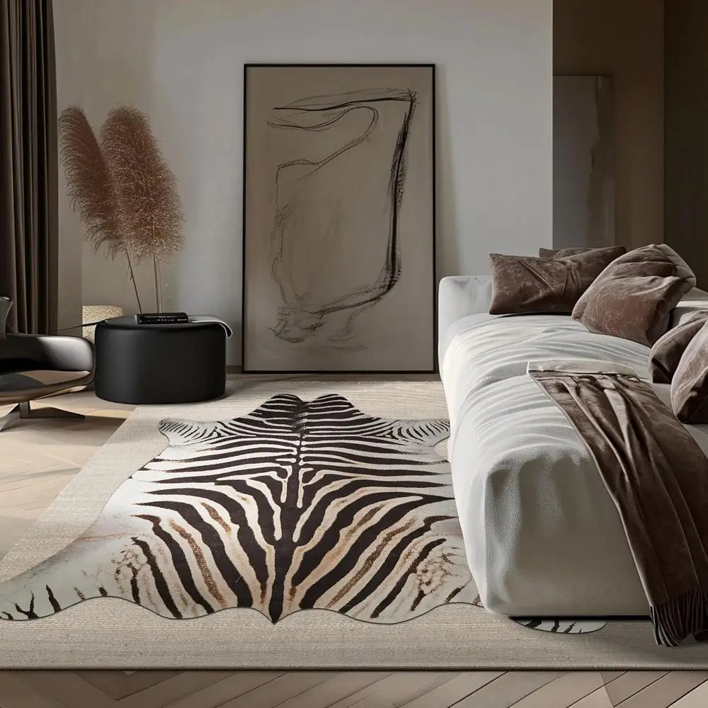 3x4  Faux Zebra Cowhid
