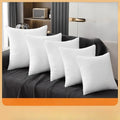 cotton-core square polyester neck pillow
