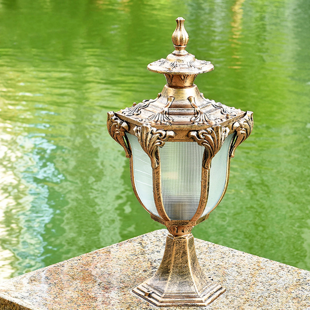 Outdoor Column Lamp Vintage Style