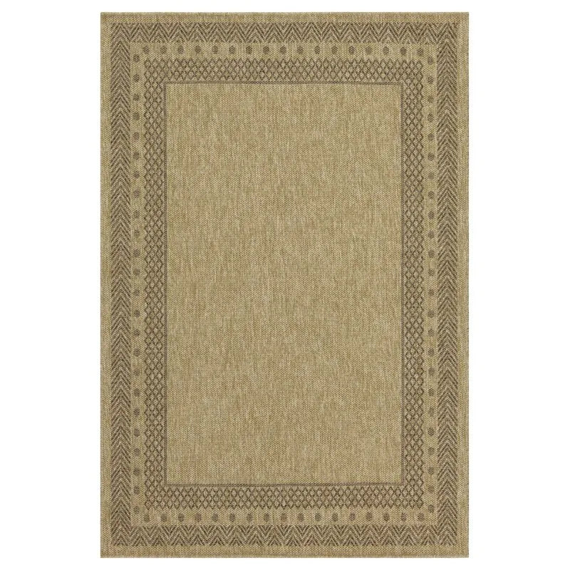 7x10 Earth Jute/Mocha Indoor/Outdoor