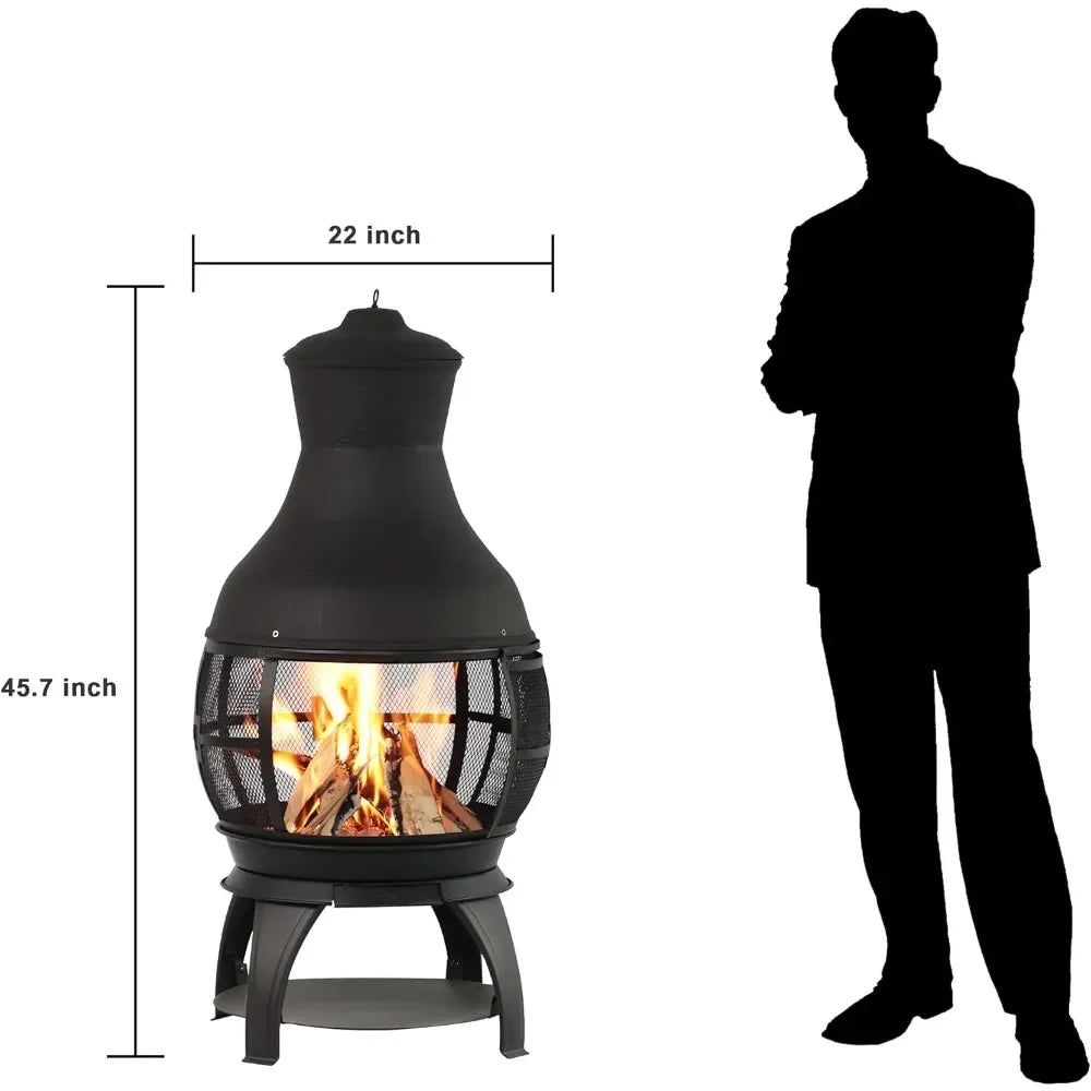Wood Burning Chimenea Outdoor