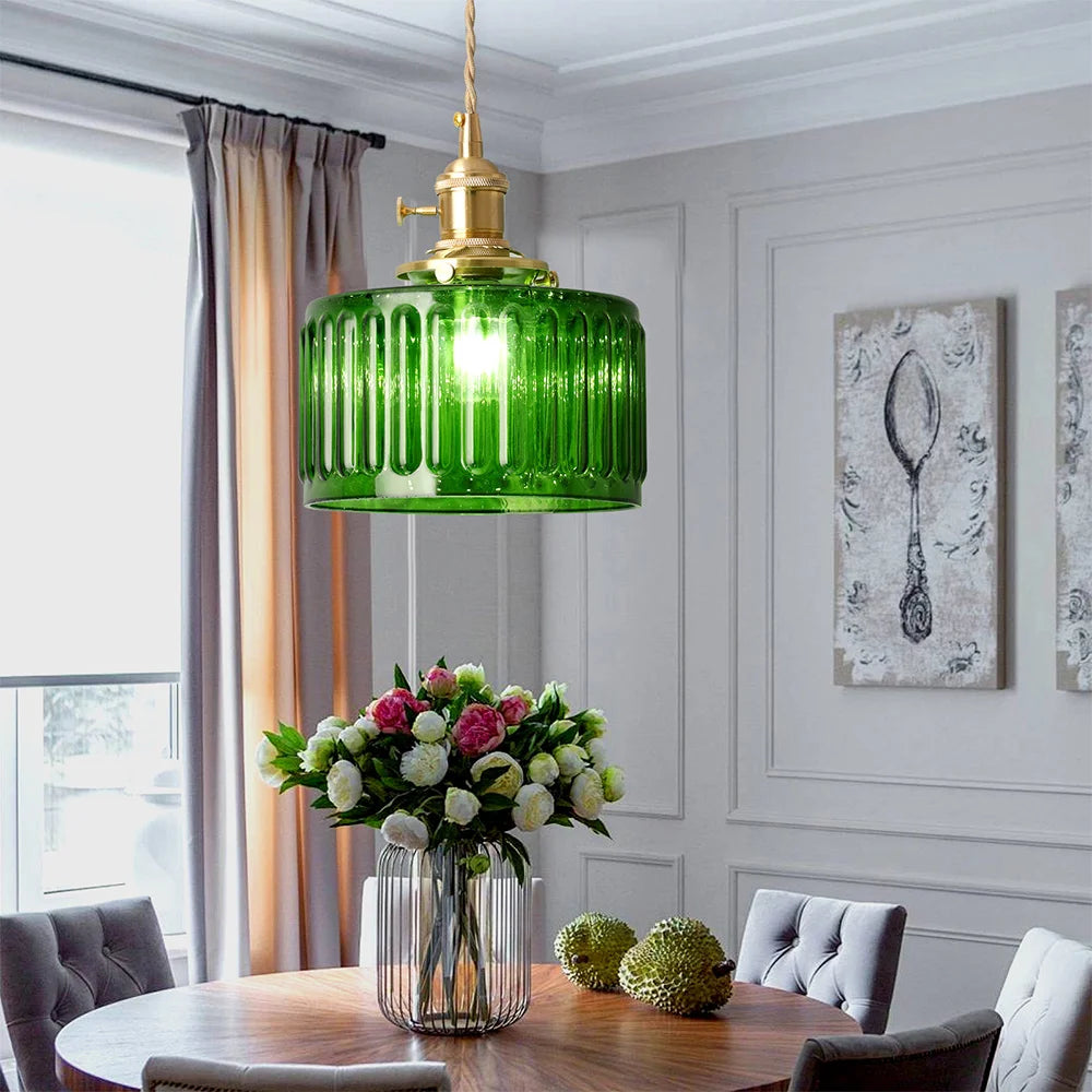 LED Green Crystal Chandelier