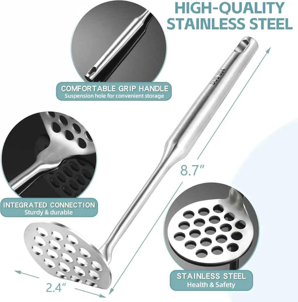 Small Potato Masher - Stainless