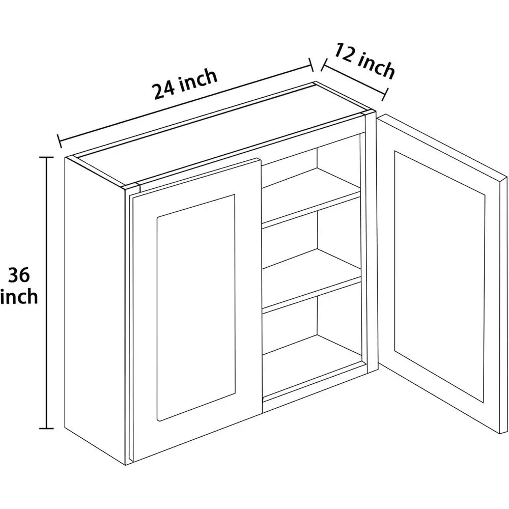 RTA Solid Wood Wall Cabinet W/Soft-Close
