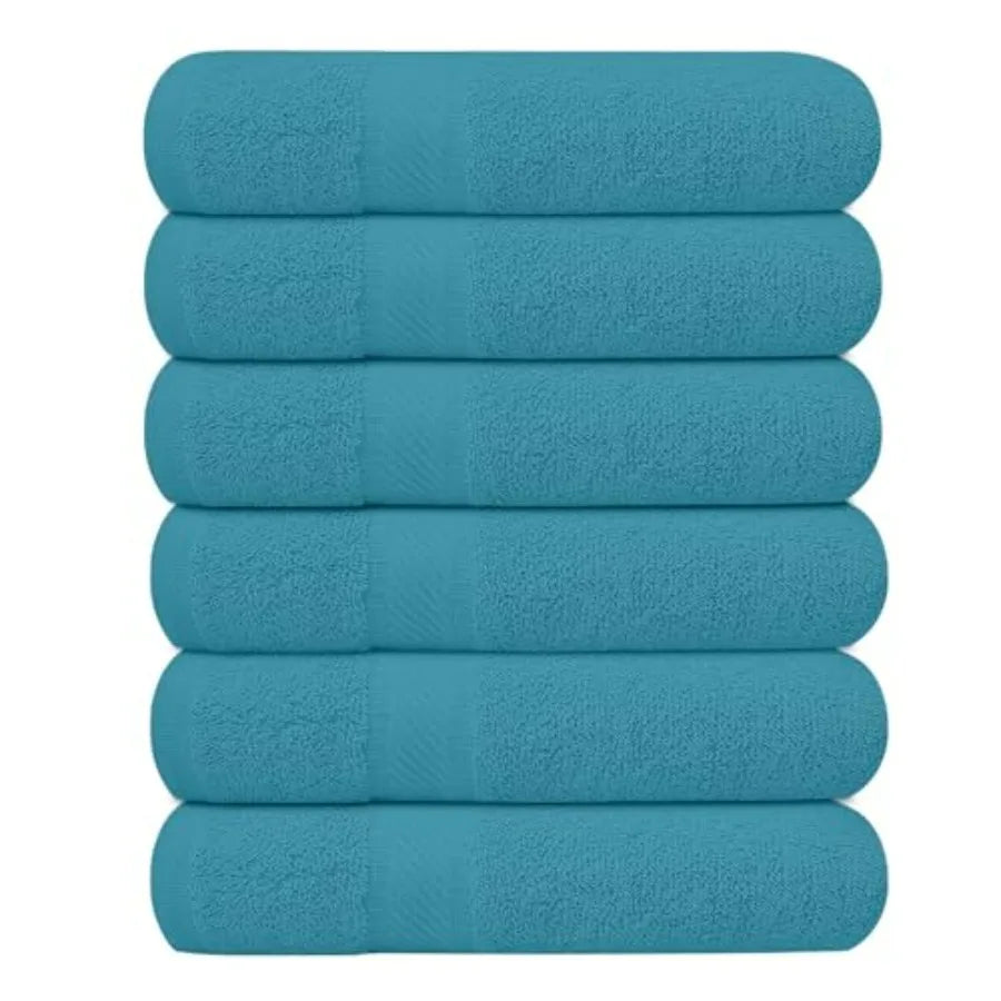 6 Pack Bath Towels Set 27 x 54
