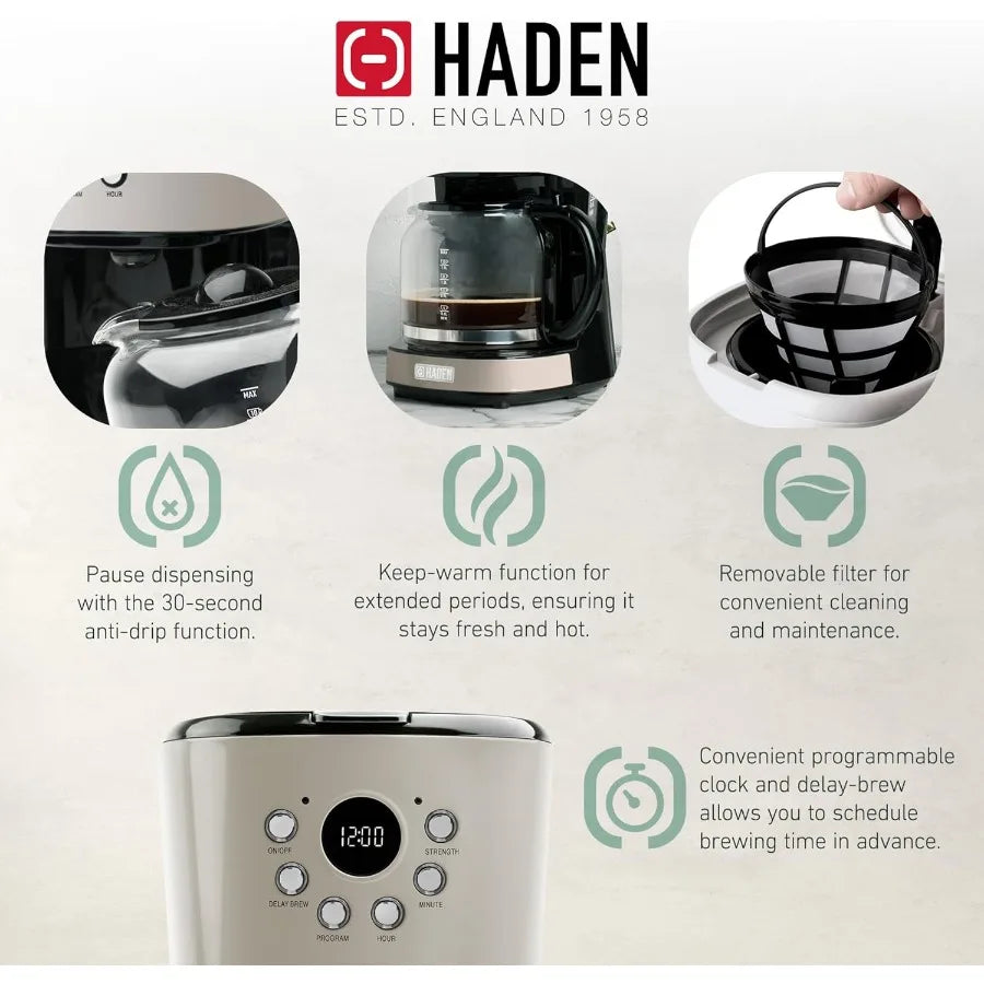 12 Cup Coffee Maker/Wide Slot Toaster