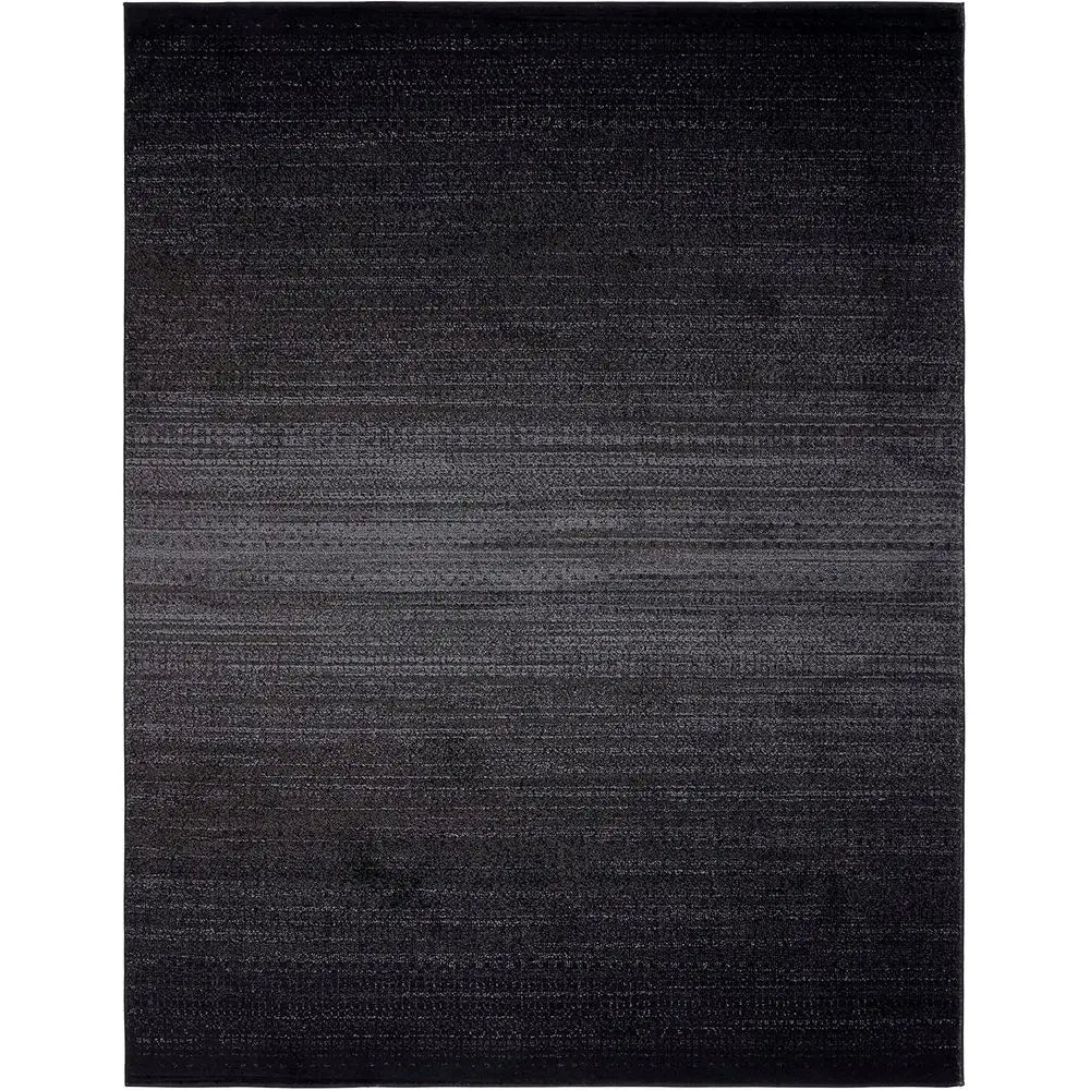 10' x 14', Black & Grey, Modern Design