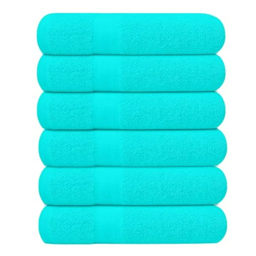 6 Pack Bath Towels Set 27 x 54