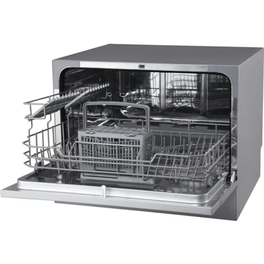 21-5/8 Inch Wide Countertop Dishwasher - Black