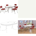 5 pc MiCM 1950s-Style Oval laminate