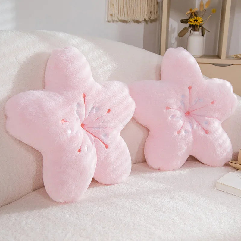 Super Soft Cherry Blossom Flower Pillow
