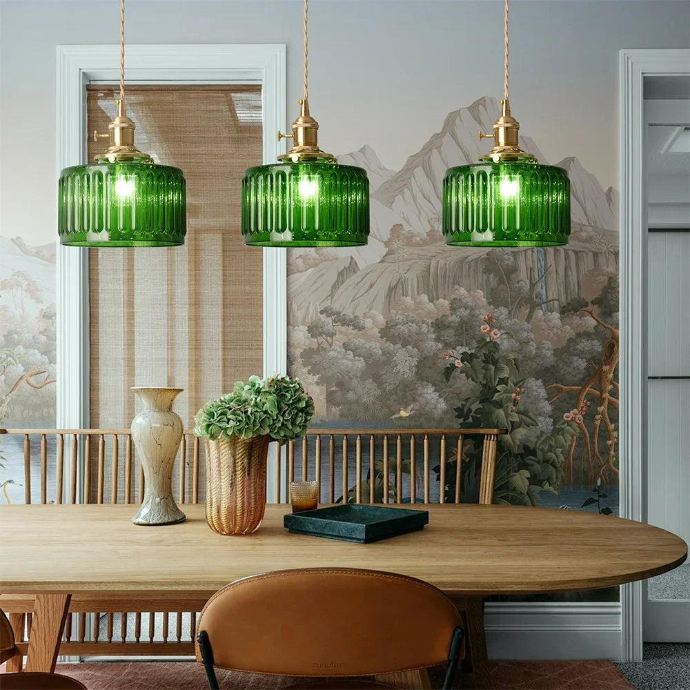 LED Green Crystal Chandelier