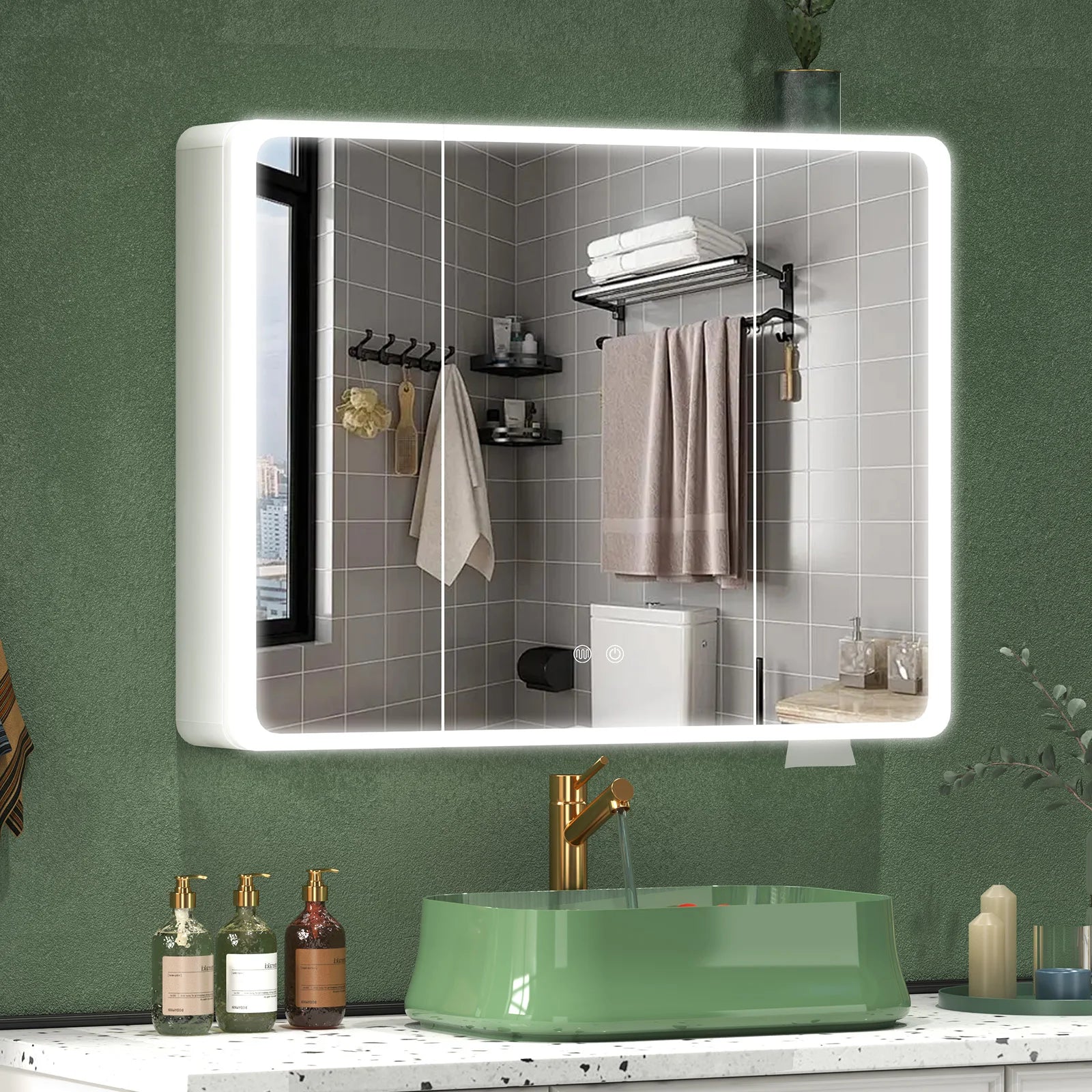 LED Lighted Medicine Cabinet