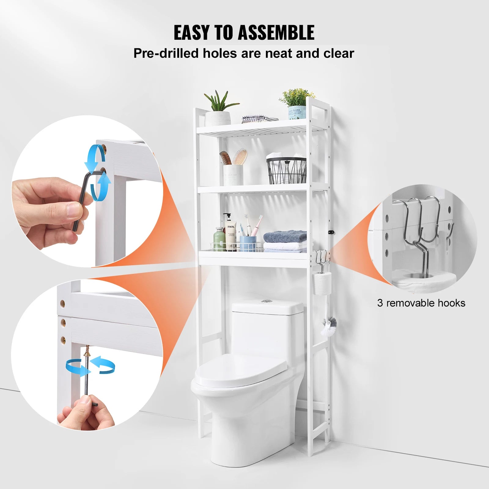 Over the Toilet Storage