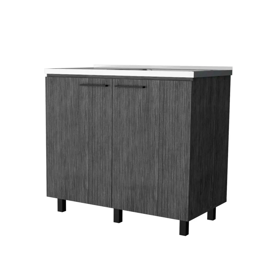 FURNITURE 2 Utility Sink and Cabinet Stainless Countertop