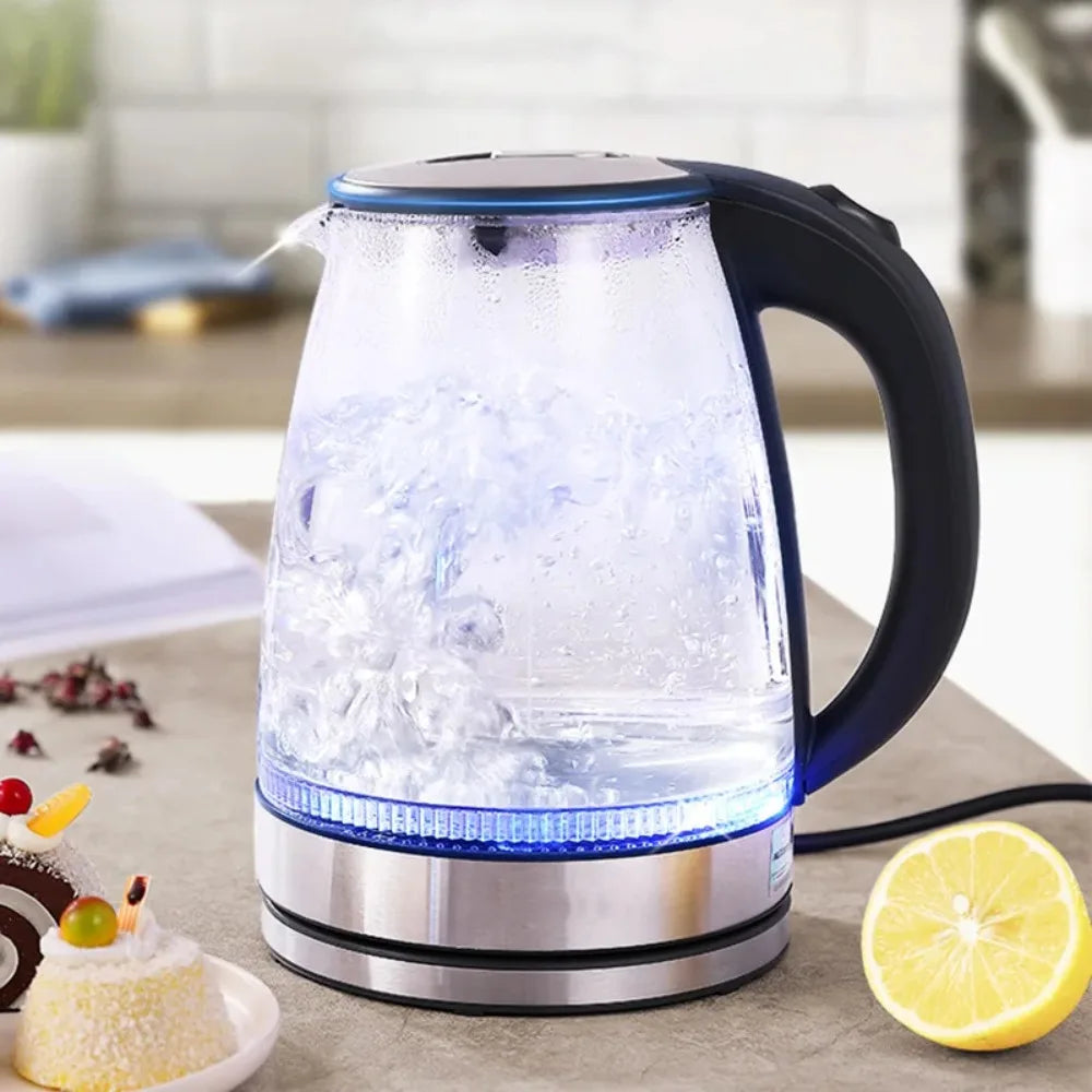 2L Electric Glass Kettle with LED Indicator