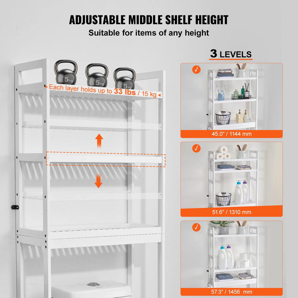 Over the Toilet Storage