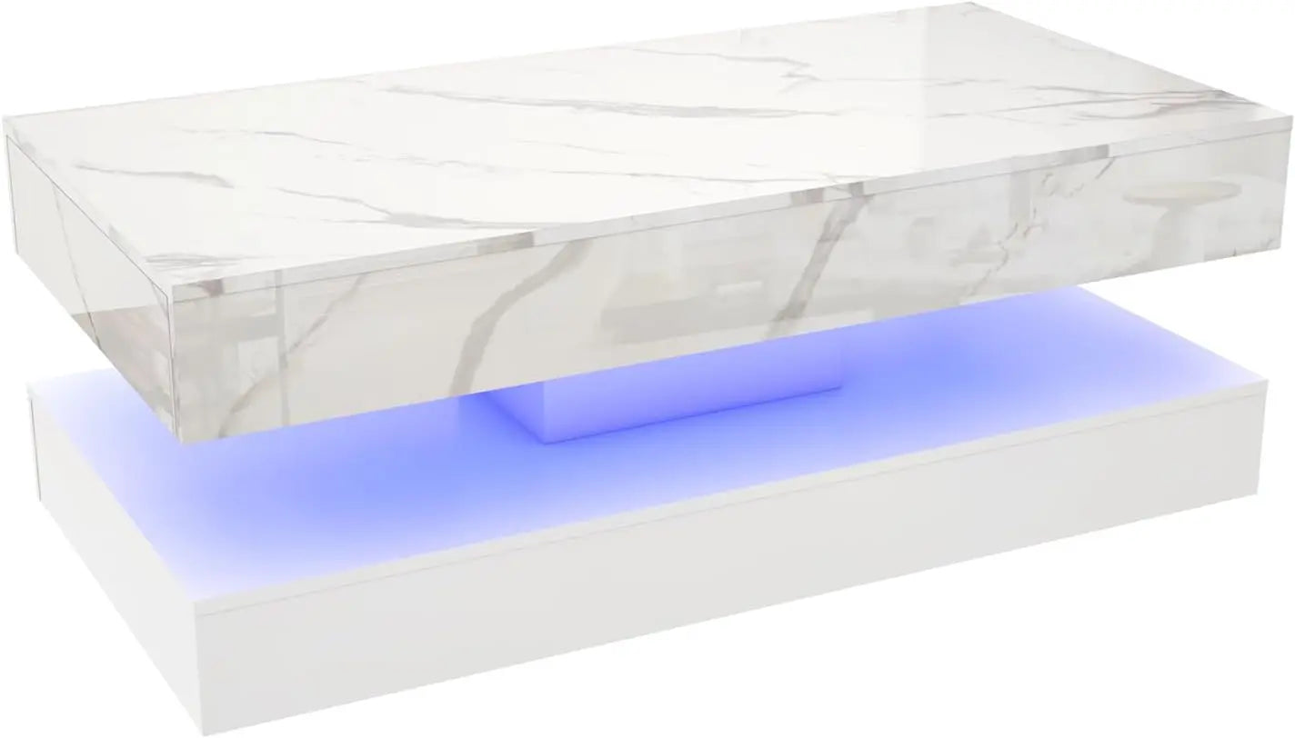 Modern Coffee Table with LED lights