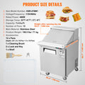 7.4 CF 28" Commercial Refrigerator Sandwich/Salad Prep Table
