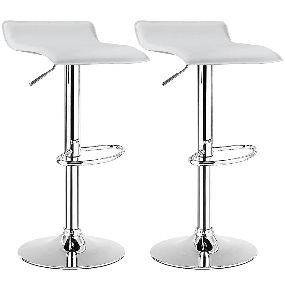 2 Swivel Adjustable PU Leather