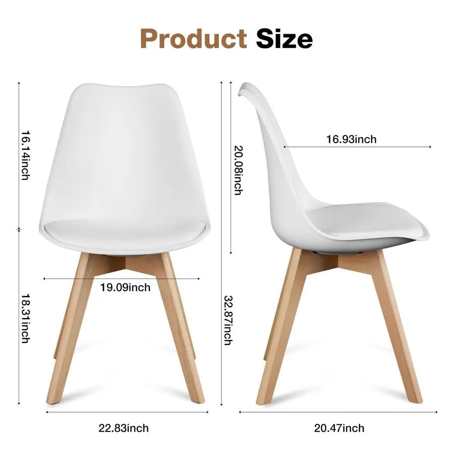 4 MCM w/ Wood Legs