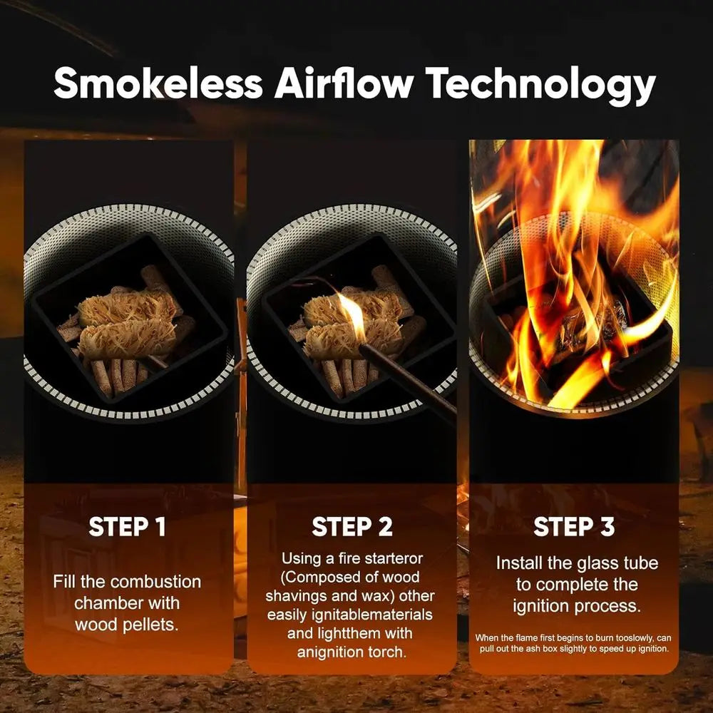 67 Inch Pellet Stove Patio Pellet Heater