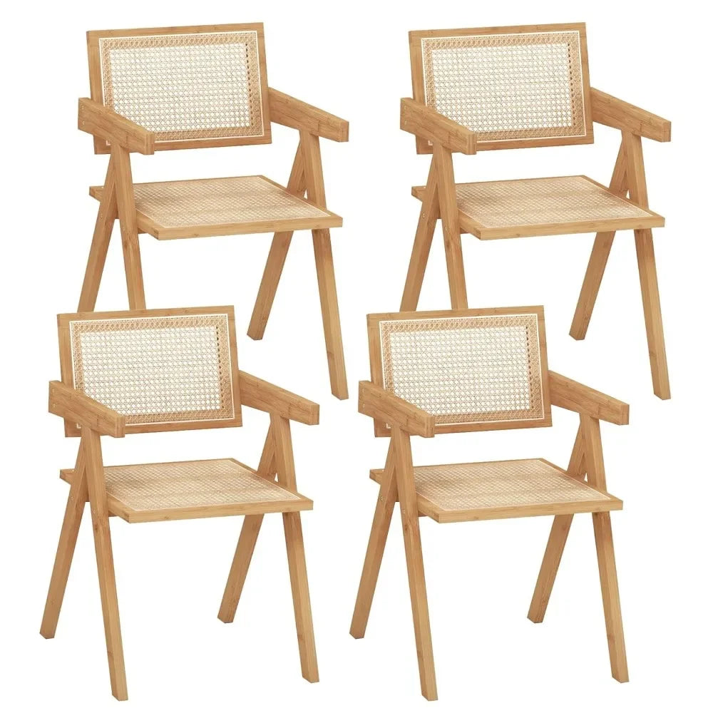 4 Rattan Boho Cane Max Load 330 Lbs,