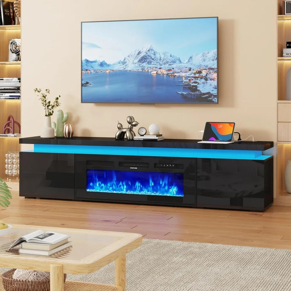 LED 40" Fireplace w/up-to 80" TV stand