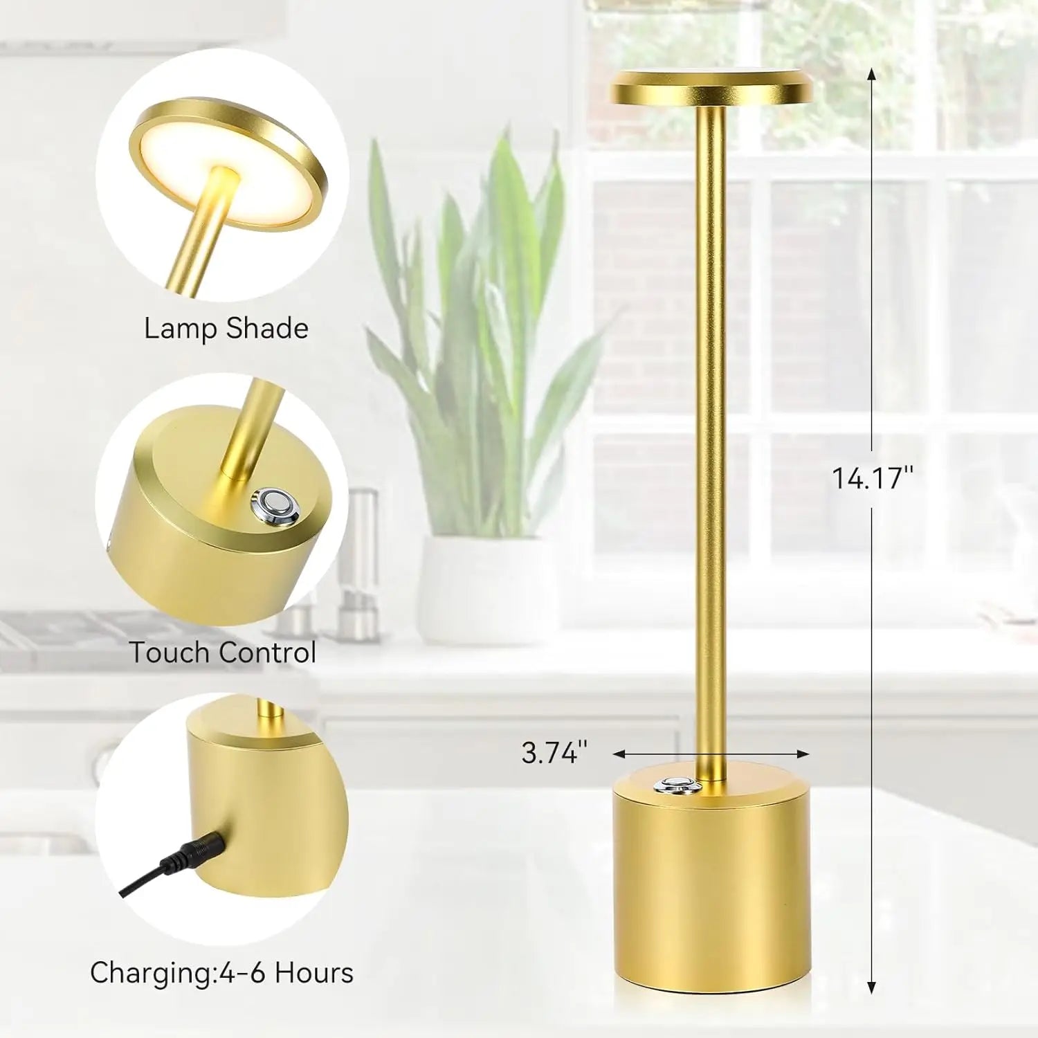 Rechargeable LED Wireless Touch Lamps 2