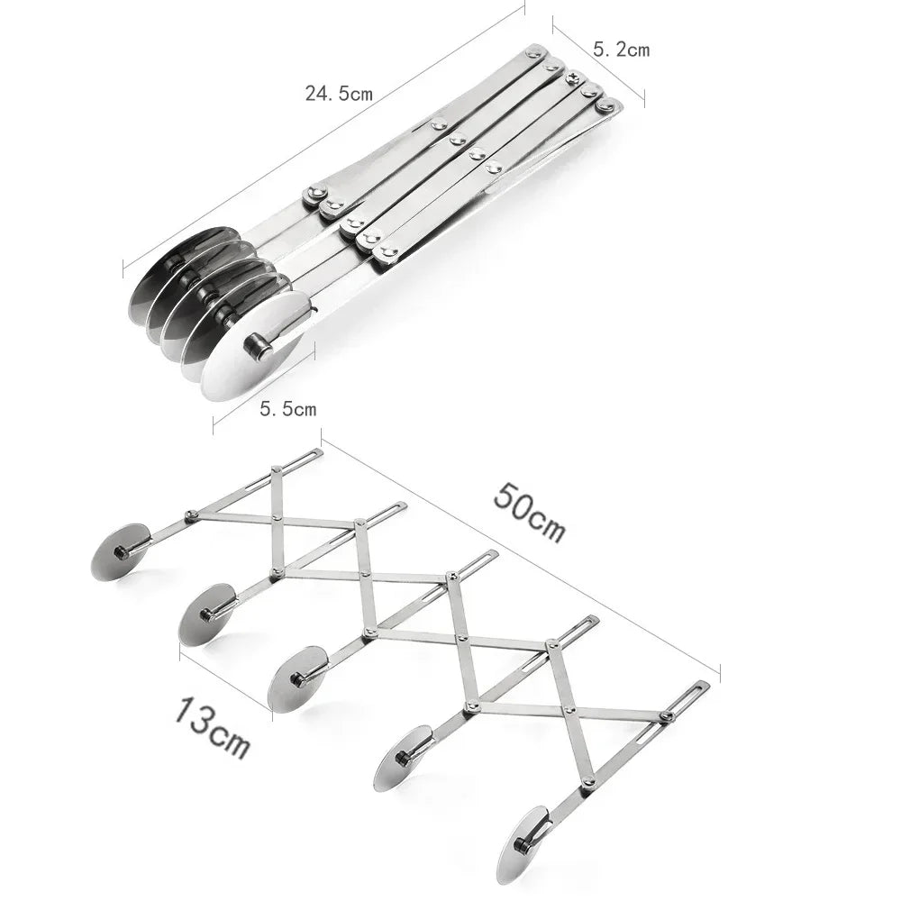 3/5/7 Wheels Dough Divider Cutter
