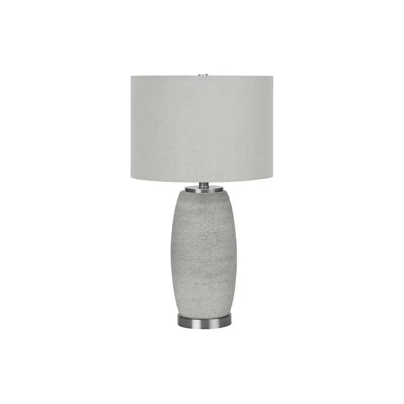 Modern 25" Lamp Grey Ceramic