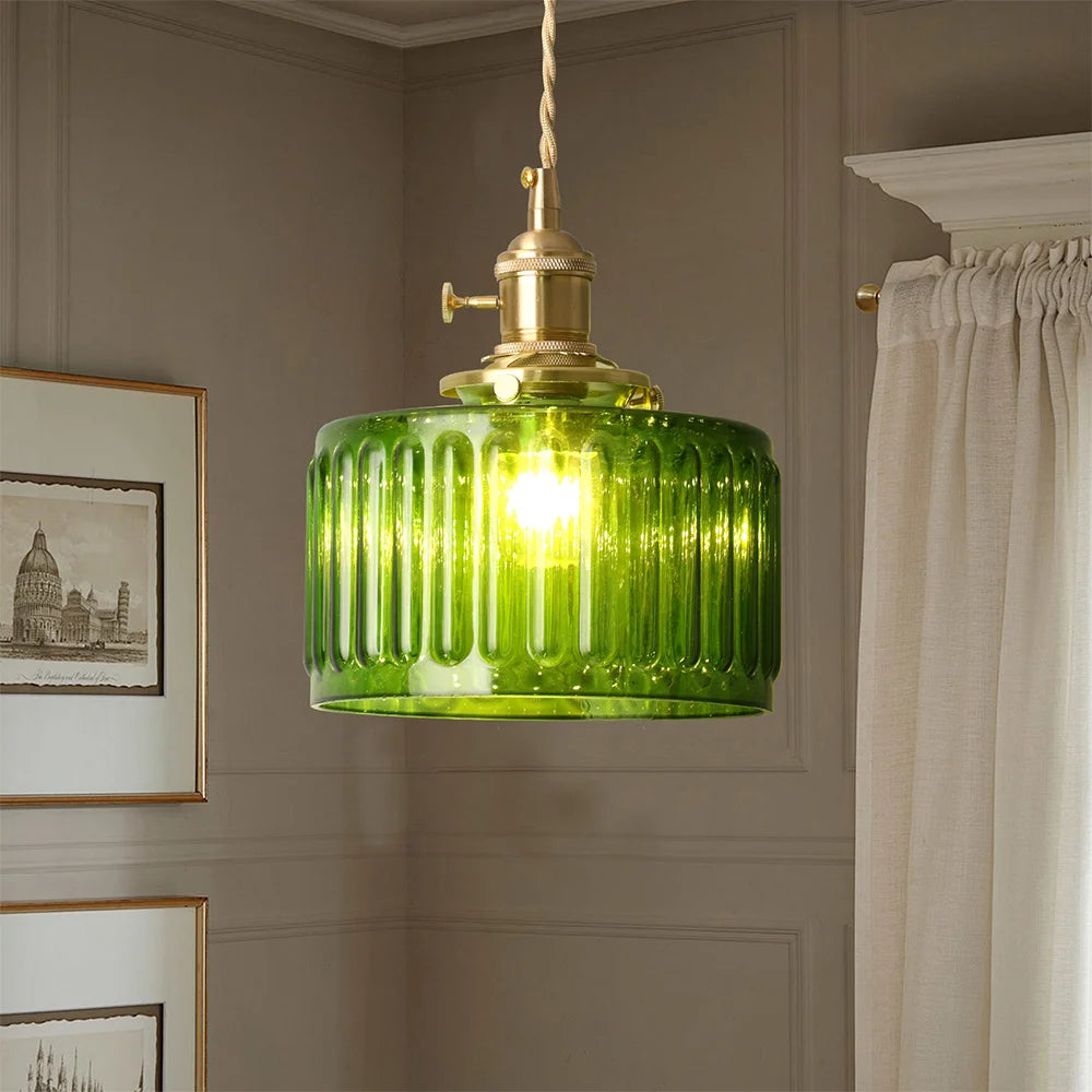 LED Green Crystal Chandelier
