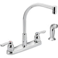 Commercial Two-Handle Side Spray, Chrome
