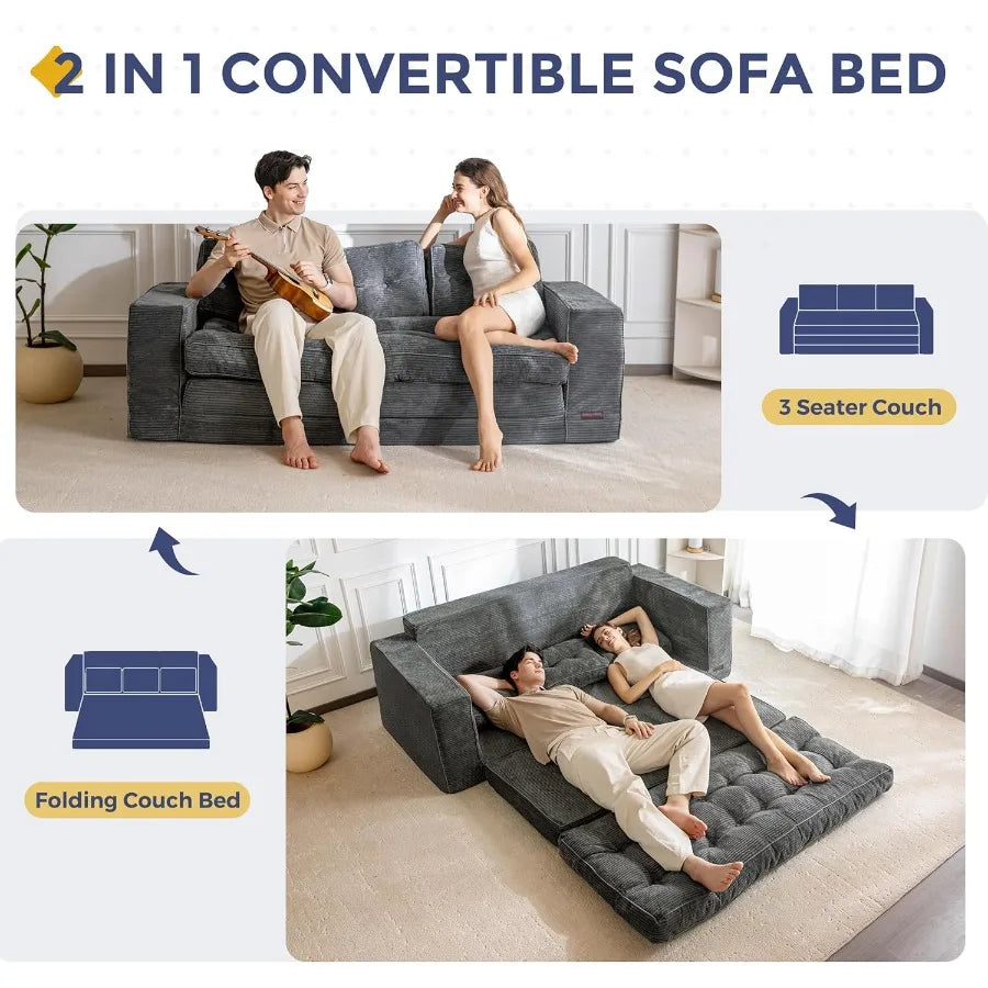 Convertible Sofa Bed Pull Out Sleeper