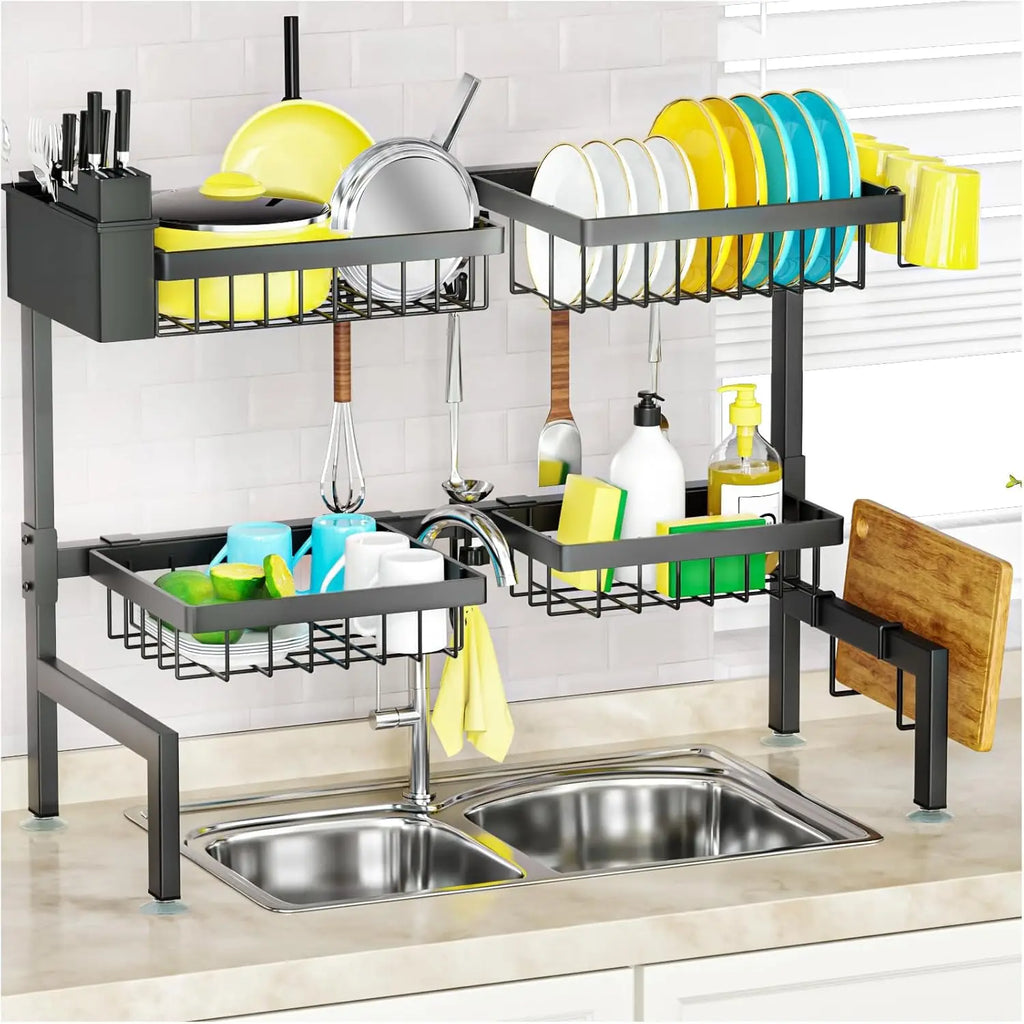 Large Adjustable Over-The-Sink Rack,