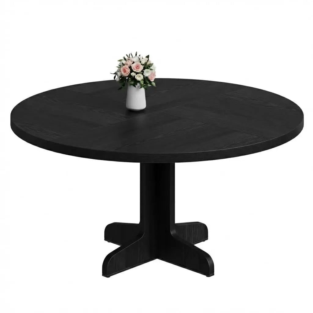 47" Round For 4 Wooden Pedestal
