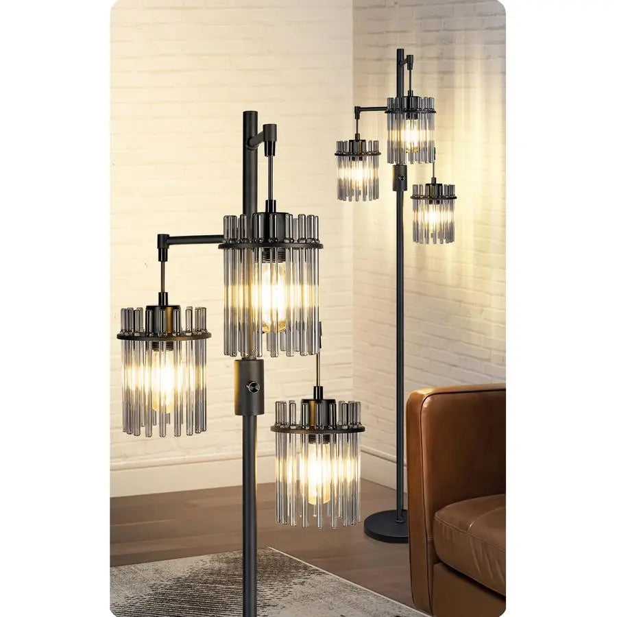 Modern Dimmable Glass Tree  Lamps
