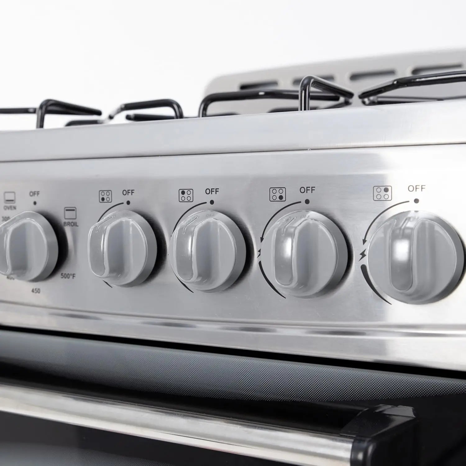 Compact 20-Inch Gas Range Oven 4 Sealed Burners