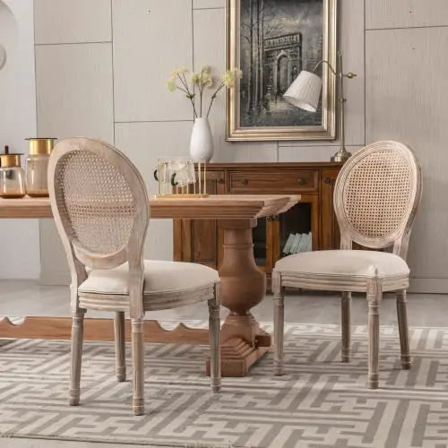 French Round Back Upholstered
