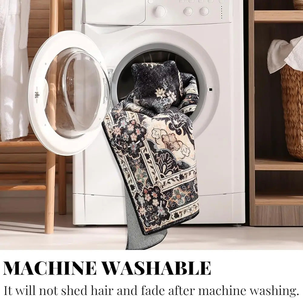 6x9 Washable Boho Vintage