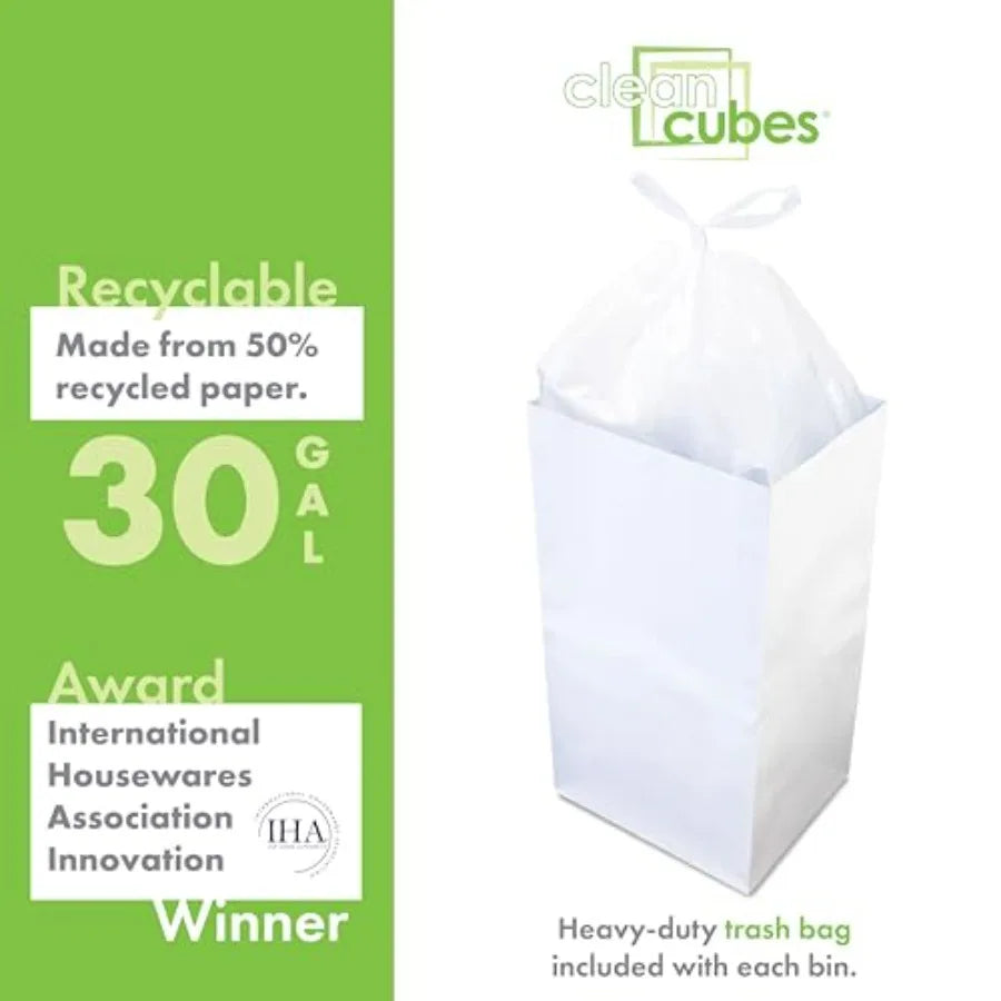 30 Gallon Disposable Trash Cans 3-Pack