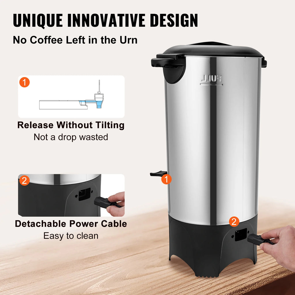 50 Cup Commercial Coffee Urn Stainless